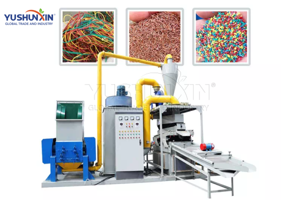 copper cable recycling machine